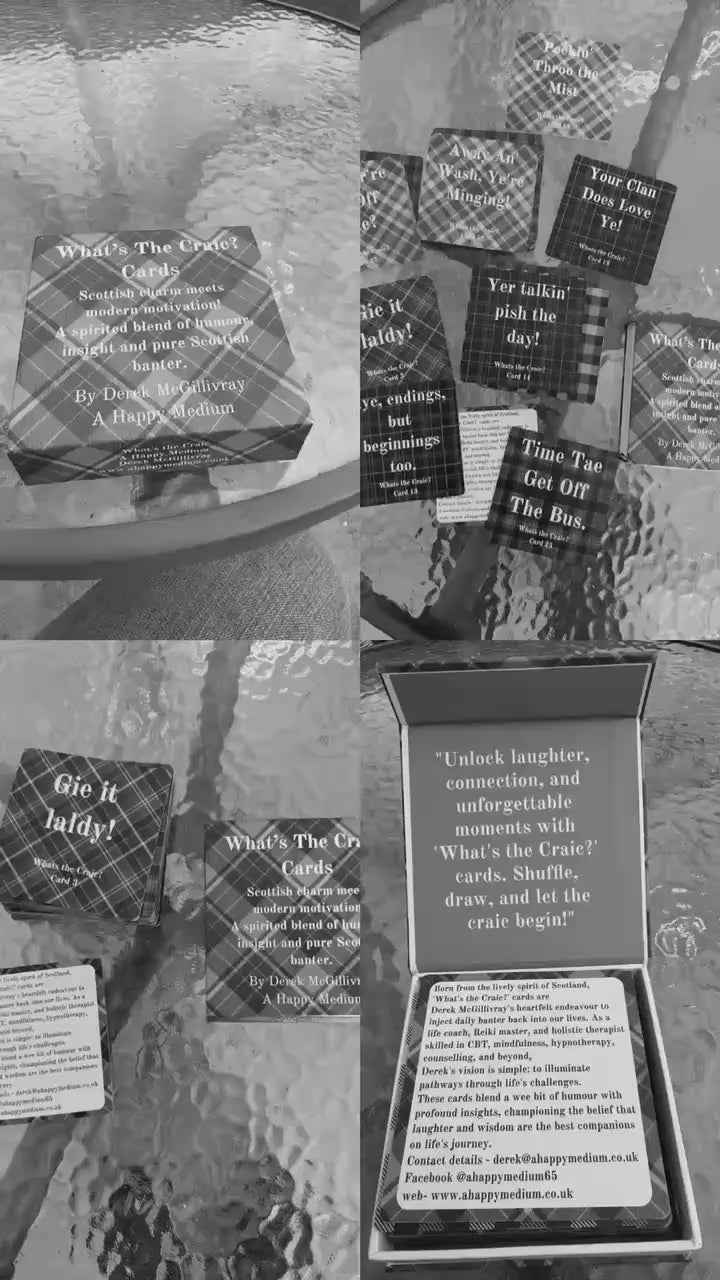 What’s the Craic Cards? be inspired with Scottish banter and honest life advice!